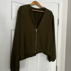 💚Dahlia Olive Green Women's Jacket